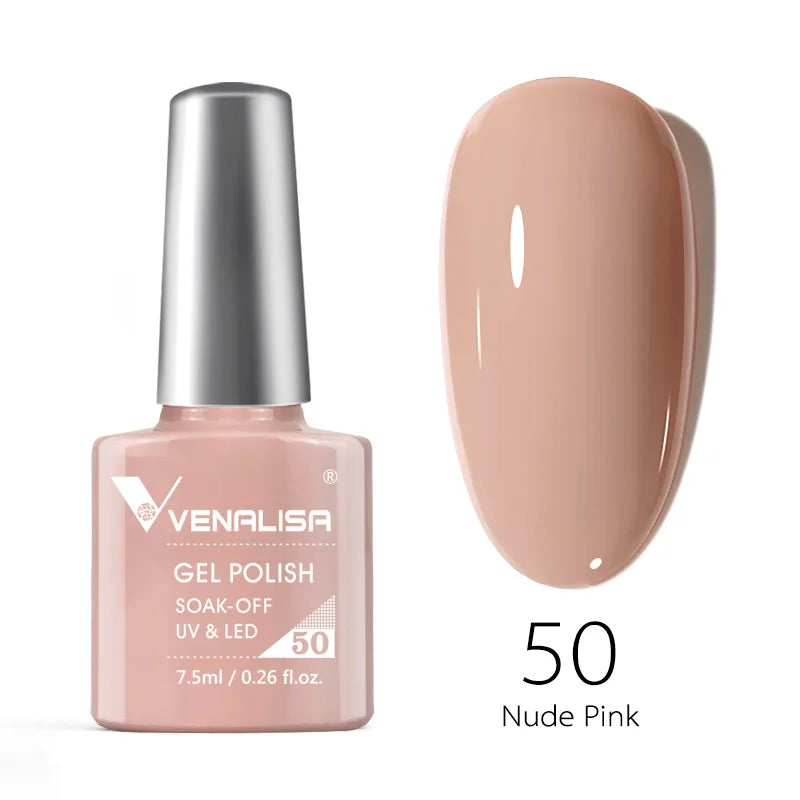 Venalisa Fashion Bling 7.5ml Nude Color Series Soak Off UV LED Nail Gel Polish