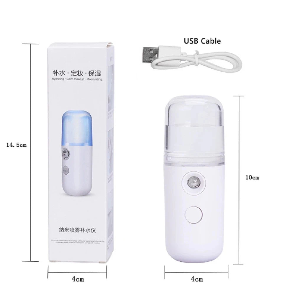 Humidifier Rechargeable USB Mist Facial Sprayer