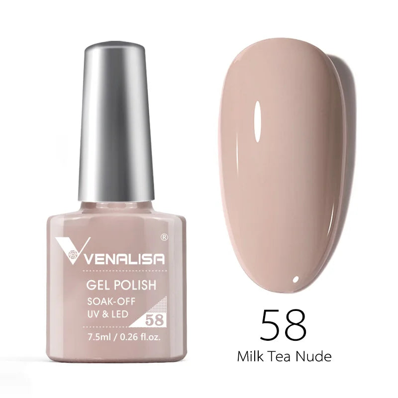 Venalisa Fashion Bling 7.5ml Nude Color Series Soak Off UV LED Nail Gel Polish