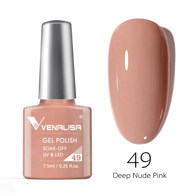 Venalisa Fashion Bling 7.5ml Nude Color Series Soak Off UV LED Nail Gel Polish