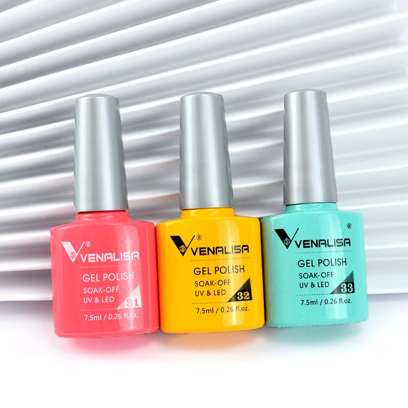 Venalisa Fashion Bling 7.5ml Nude Color Series Soak Off UV LED Nail Gel Polish