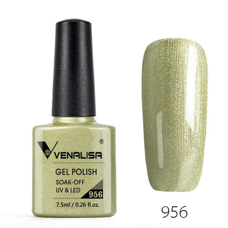 Venalisa Fashion Bling 7.5ml Nude Color Series Soak Off UV LED Nail Gel Polish