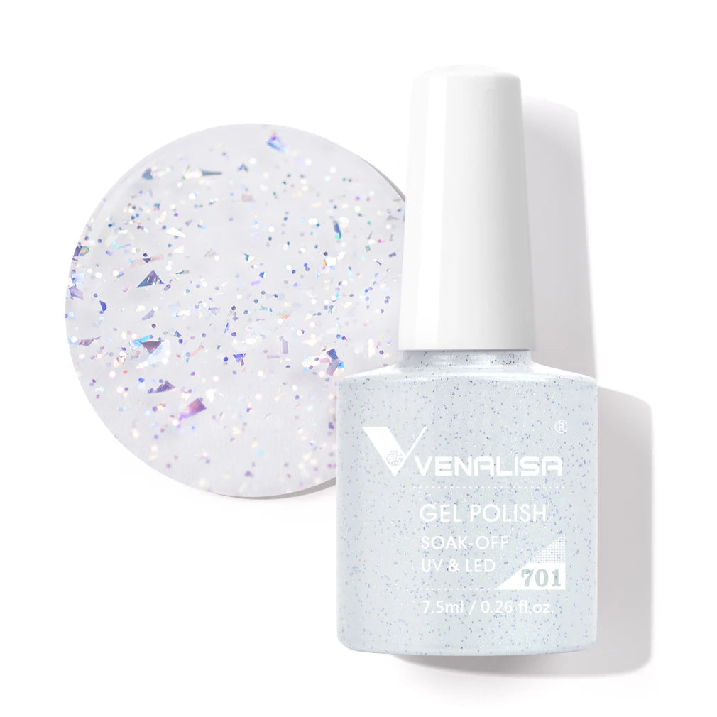 Venalisa Fashion Bling 7.5ml Nude Color Series Soak Off UV LED Nail Gel Polish