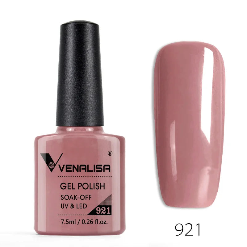 Venalisa Fashion Bling 7.5ml Nude Color Series Soak Off UV LED Nail Gel Polish