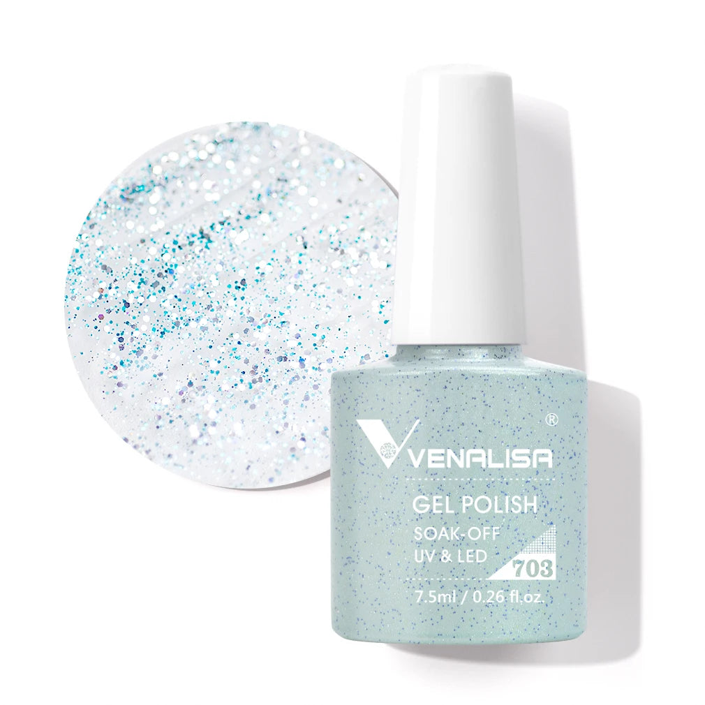 Venalisa Fashion Bling 7.5ml Nude Color Series Soak Off UV LED Nail Gel Polish