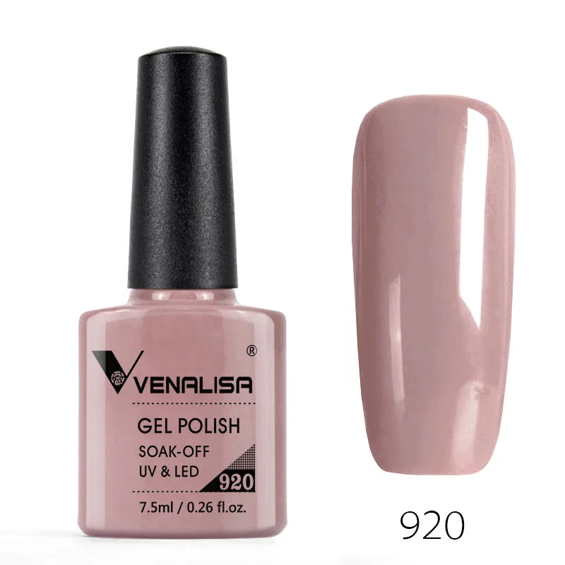 Venalisa Fashion Bling 7.5ml Nude Color Series Soak Off UV LED Nail Gel Polish