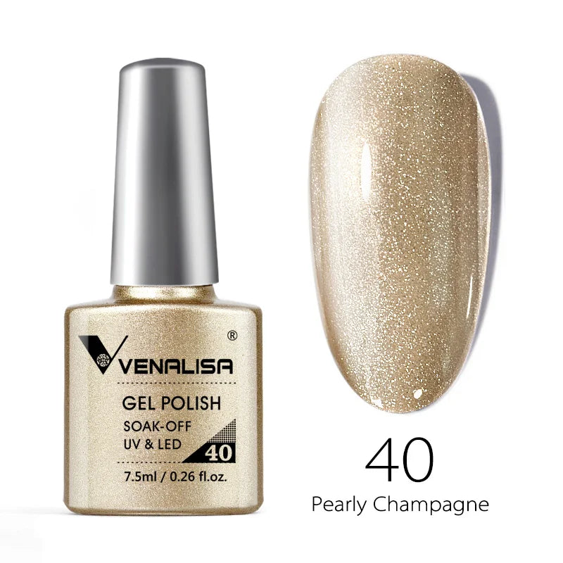 Venalisa Fashion Bling 7.5ml Nude Color Series Soak Off UV LED Nail Gel Polish