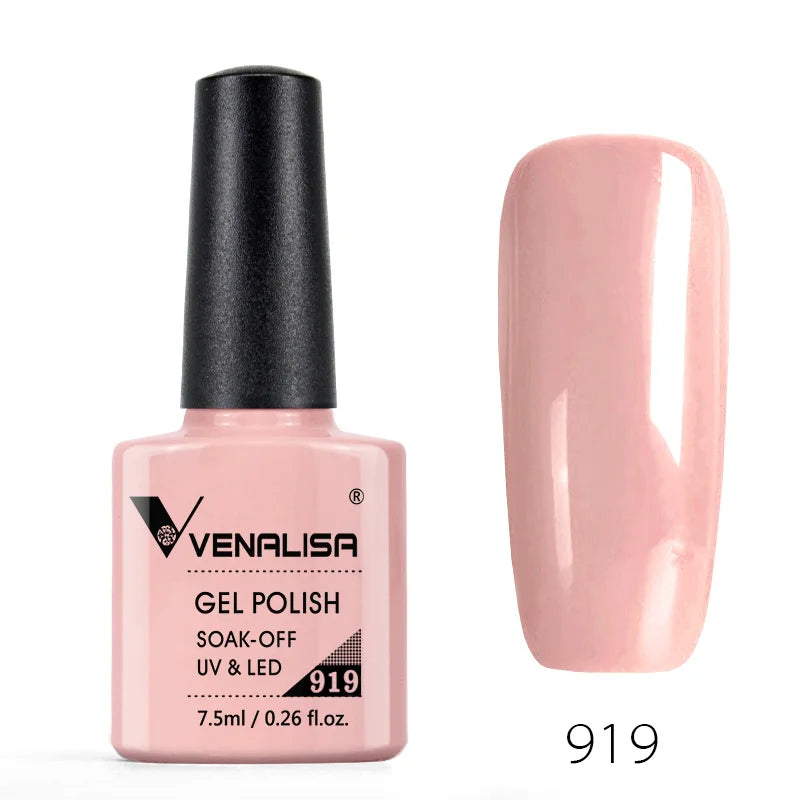 Venalisa Fashion Bling 7.5ml Nude Color Series Soak Off UV LED Nail Gel Polish