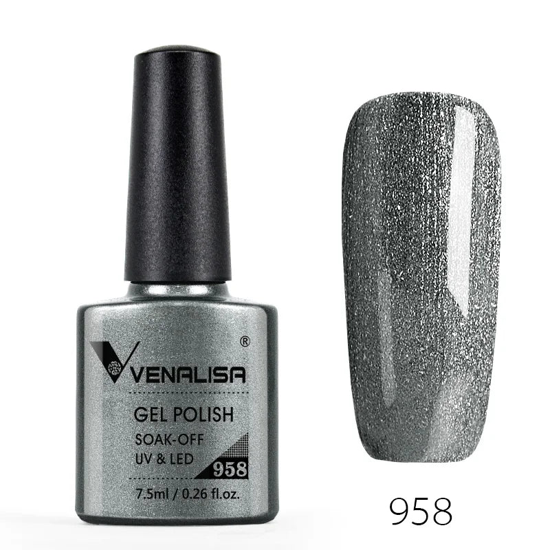 Venalisa Fashion Bling 7.5ml Nude Color Series Soak Off UV LED Nail Gel Polish