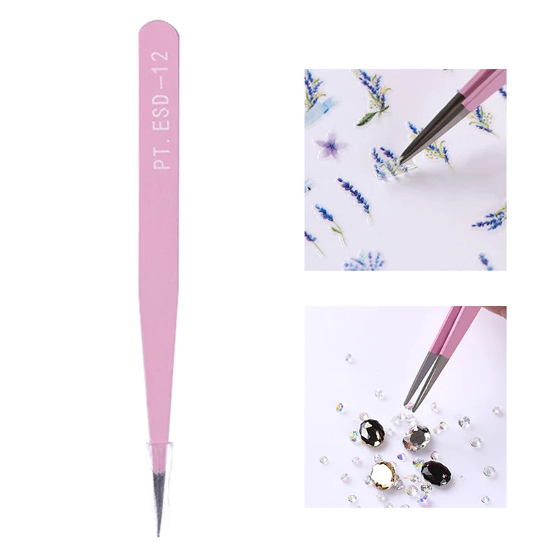 Double-ended Stainless Steel Cuticle Pusher Dead Skin Remover for Nail Care Tool