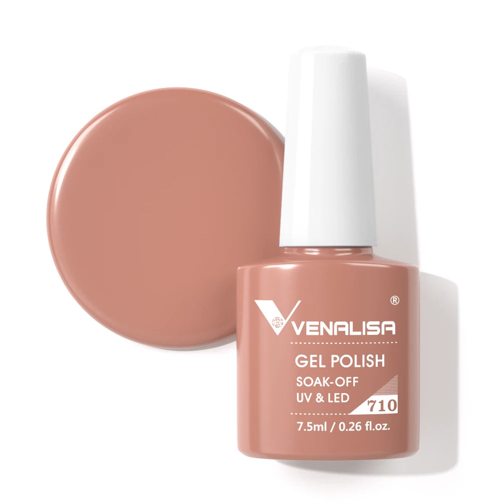 Venalisa Fashion Bling 7.5ml Nude Color Series Soak Off UV LED Nail Gel Polish