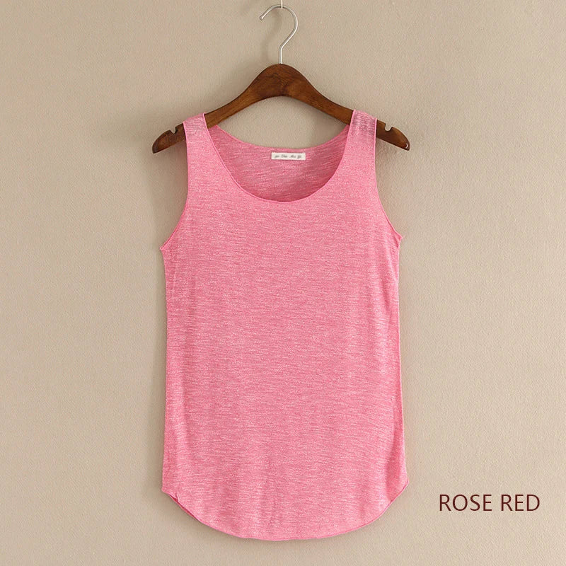 New Loose Model Summer Fitness Tank Top