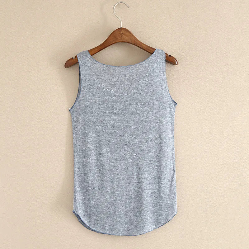 New Loose Model Summer Fitness Tank Top