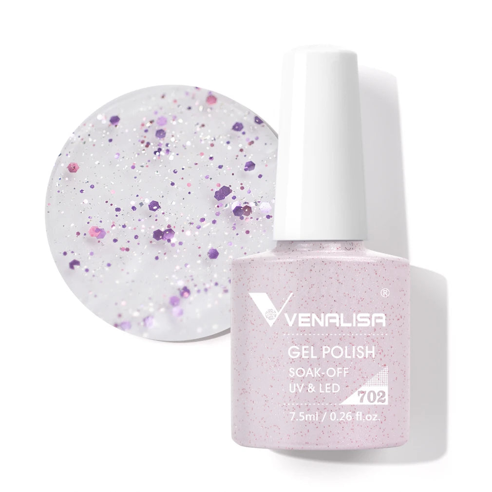 Venalisa Fashion Bling 7.5ml Nude Color Series Soak Off UV LED Nail Gel Polish