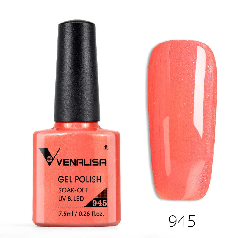 Venalisa Fashion Bling 7.5ml Nude Color Series Soak Off UV LED Nail Gel Polish