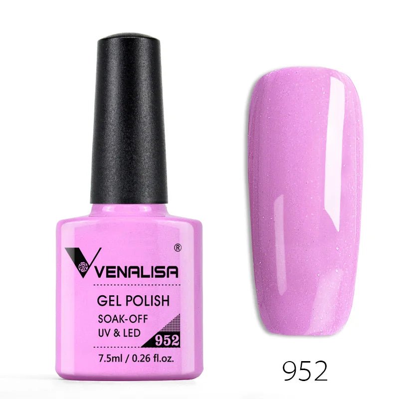 Venalisa Fashion Bling 7.5ml Nude Color Series Soak Off UV LED Nail Gel Polish