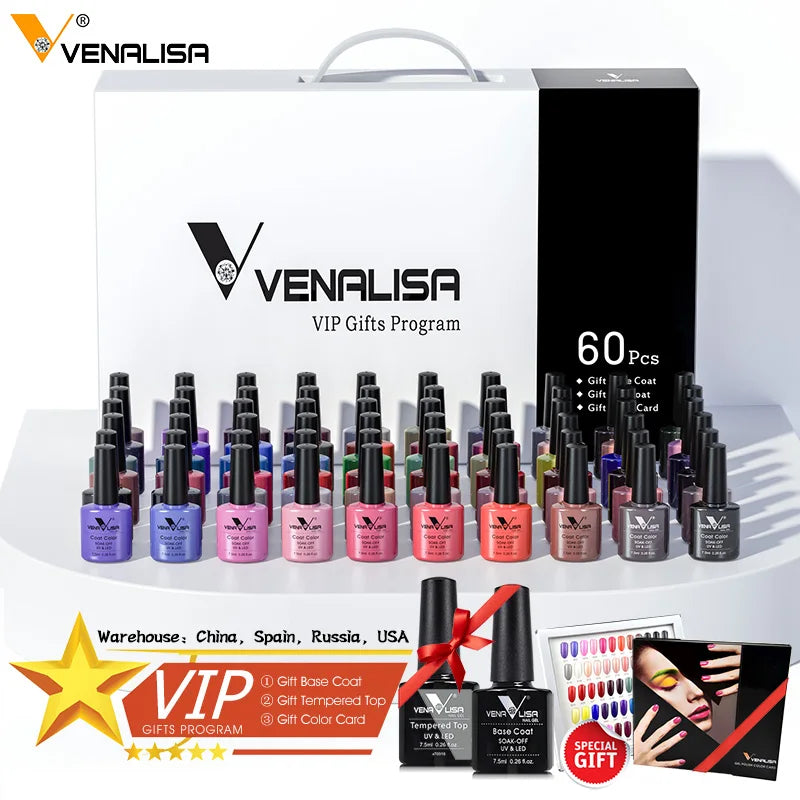 VENALISA Semi Permanent Nail Gel Polish