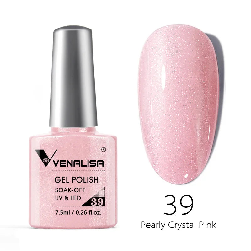 Venalisa Fashion Bling 7.5ml Nude Color Series Soak Off UV LED Nail Gel Polish