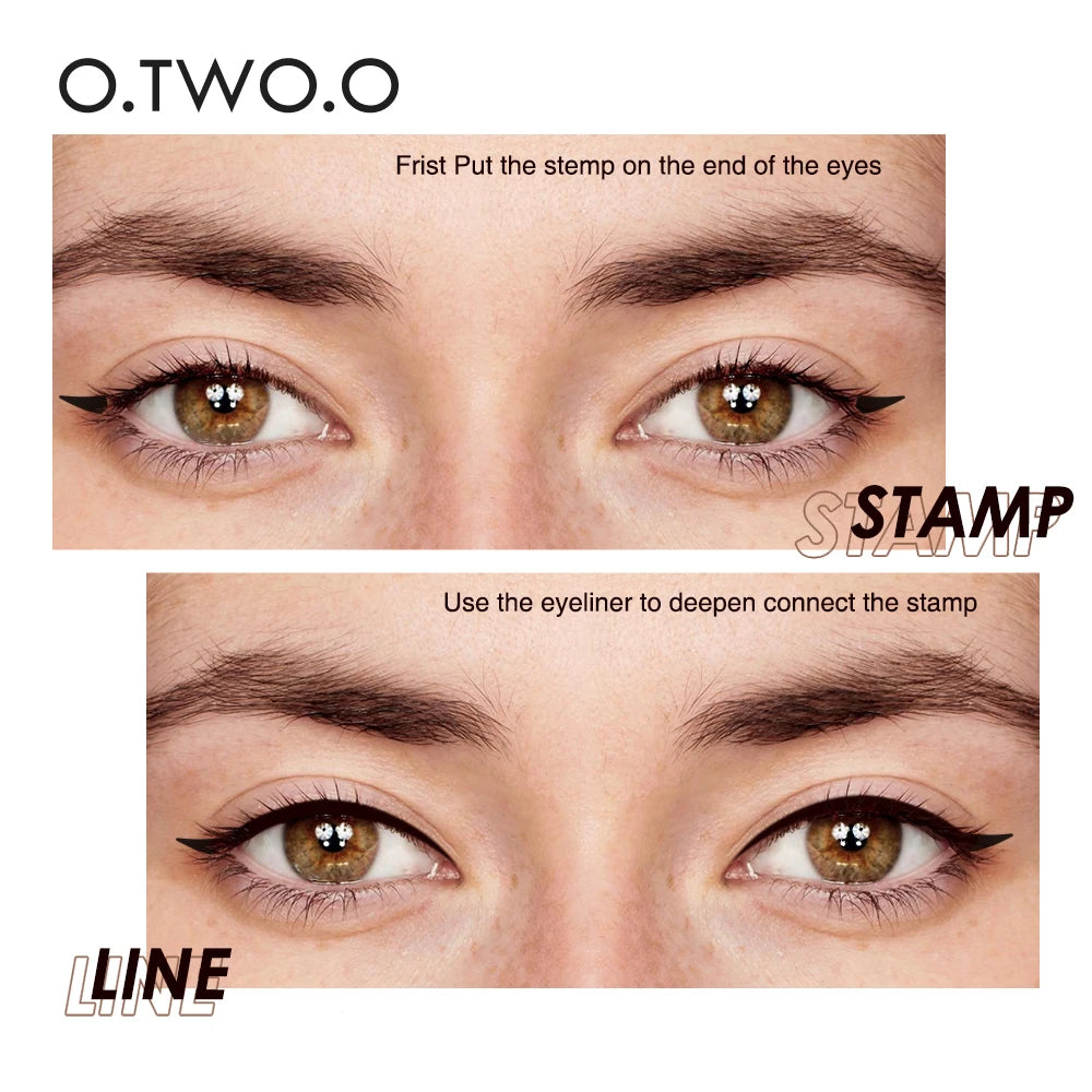 O.TWO.O Waterproof Stamp Black Liquid Pen Eyeliner