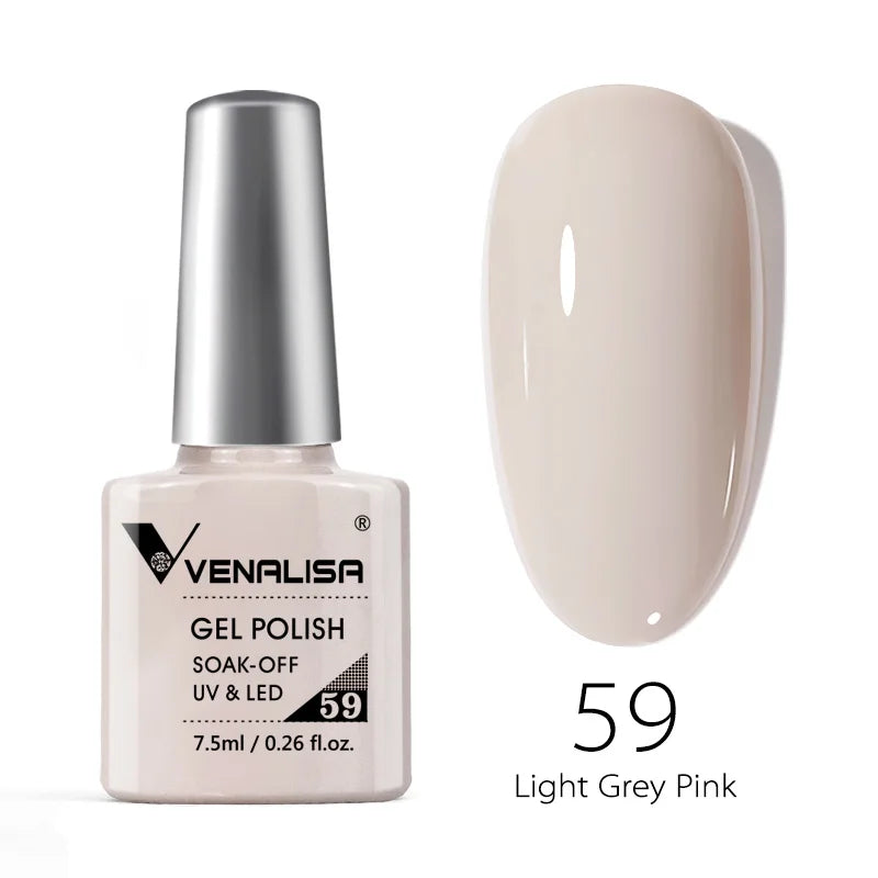 Venalisa Fashion Bling 7.5ml Nude Color Series Soak Off UV LED Nail Gel Polish