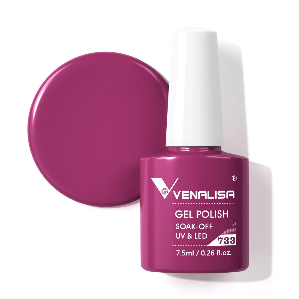 Venalisa Fashion Bling 7.5ml Nude Color Series Soak Off UV LED Nail Gel Polish