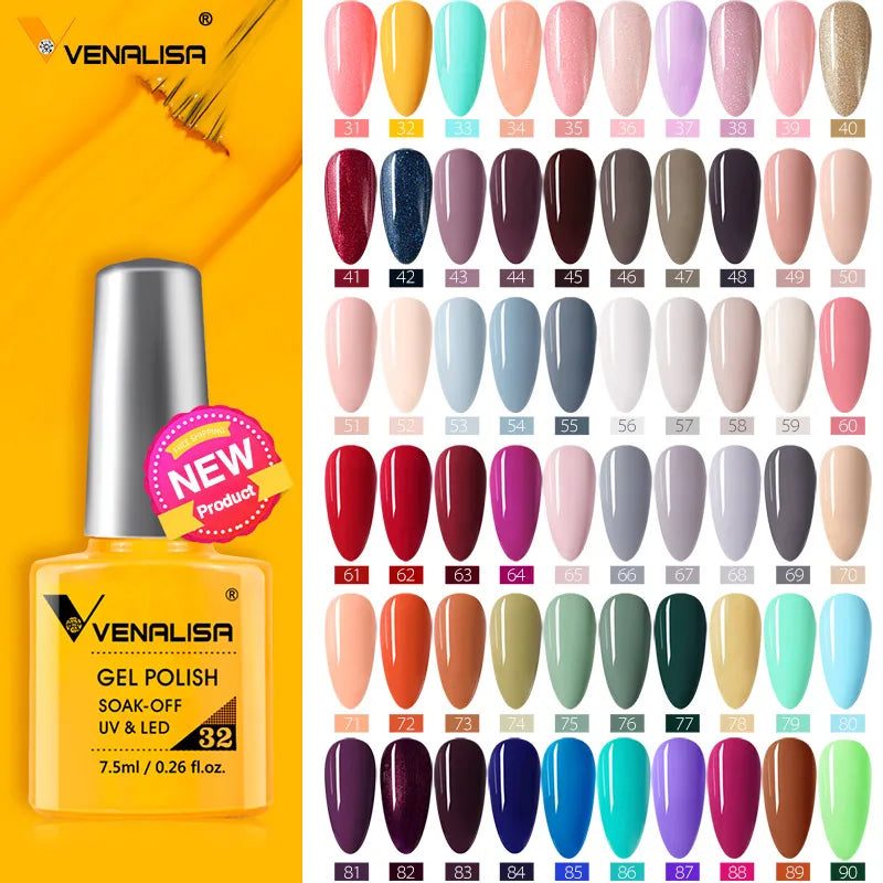 VENALISA Semi Permanent Nail Gel Polish