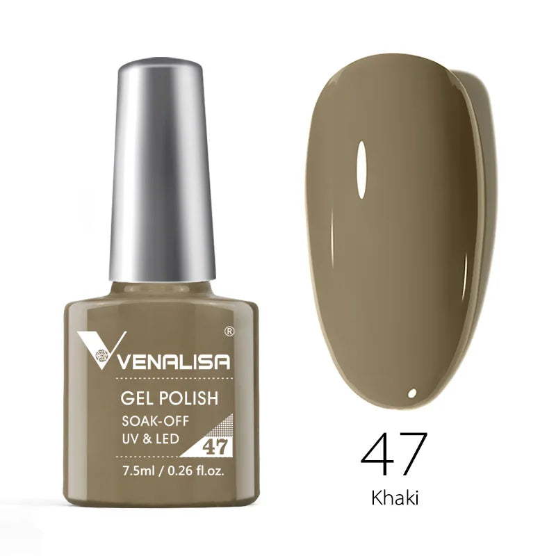 Venalisa Fashion Bling 7.5ml Nude Color Series Soak Off UV LED Nail Gel Polish