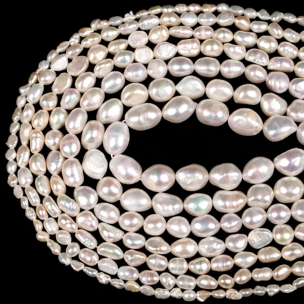 High Quality Natural Freshwater Irregular Shape Pearl Loose Beads