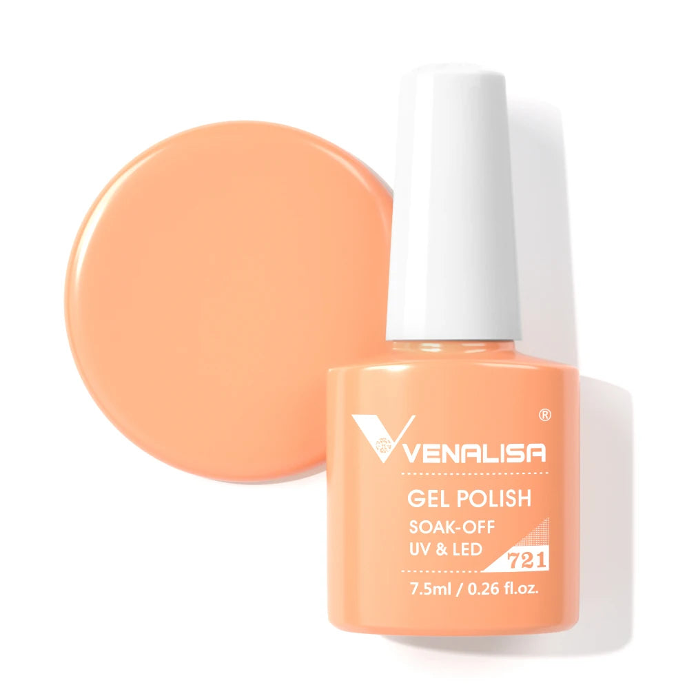 Venalisa Fashion Bling 7.5ml Nude Color Series Soak Off UV LED Nail Gel Polish