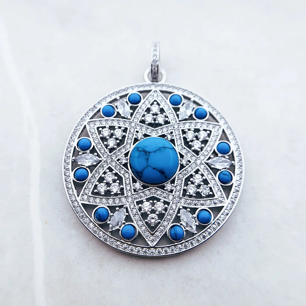 Pendant Blue Ornament Brand New Fashion Glam Jewelry