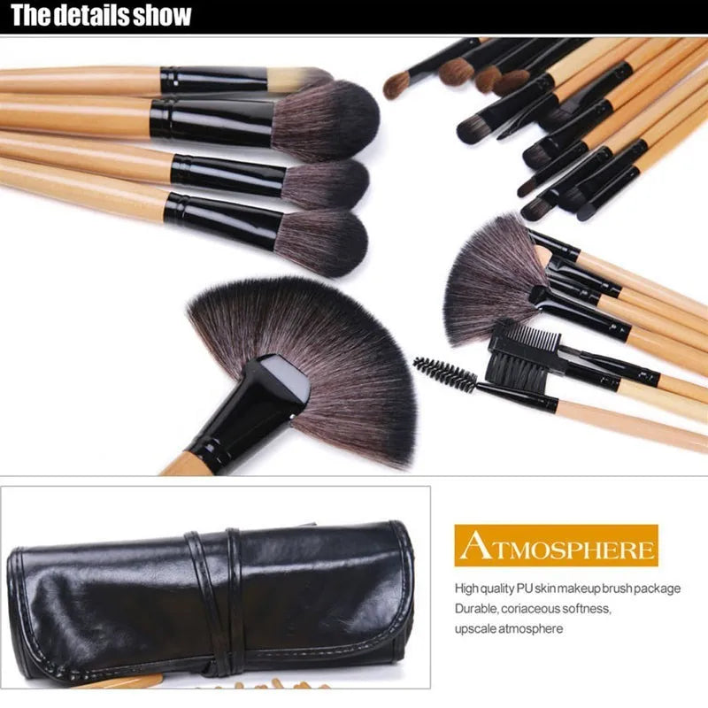 Gift Bag Of  24 pcs Professional Makeup Brush Sets