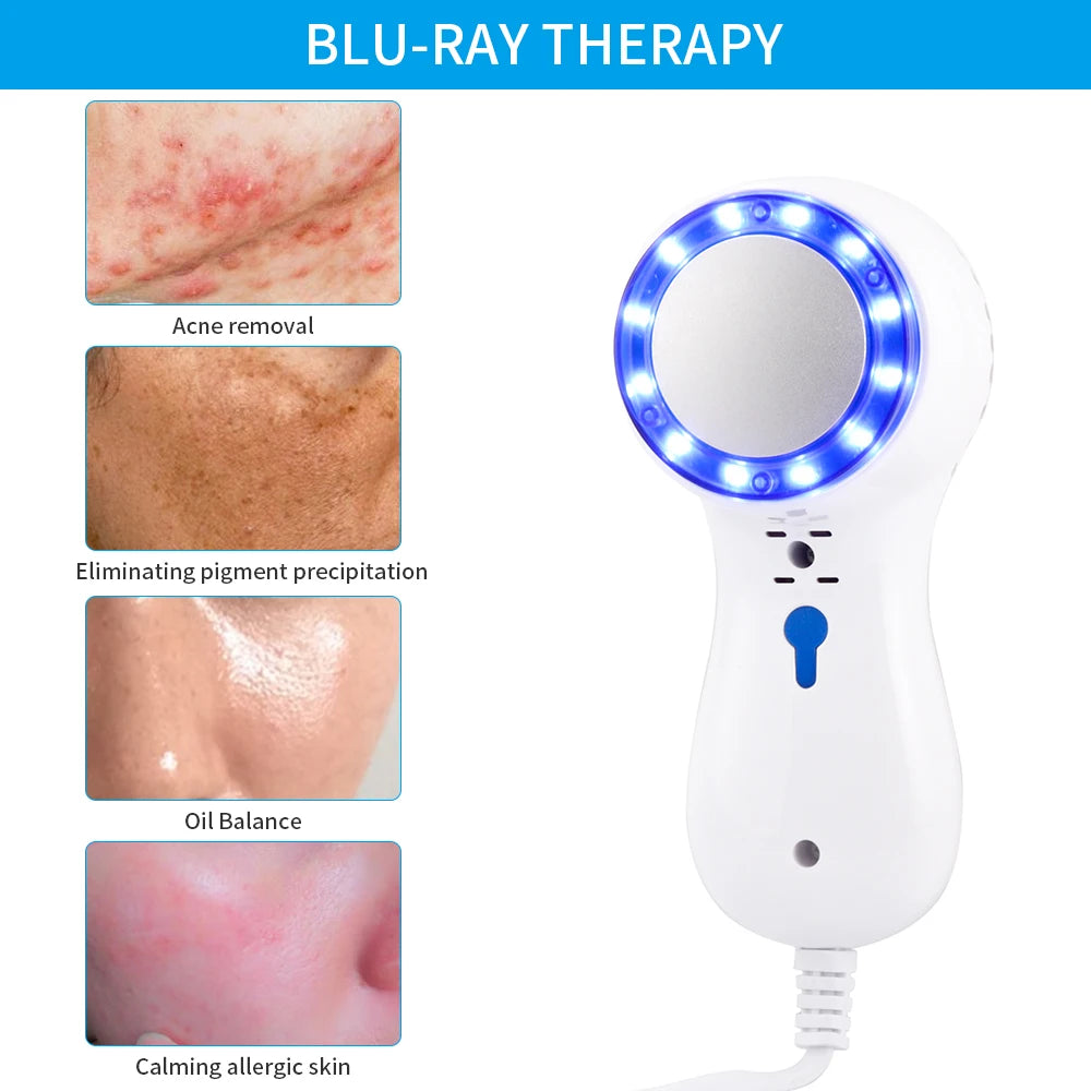 Cryotherapy Skin Cooling Machine Cold Compress Blue Photon Skincooler