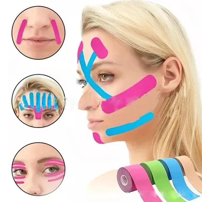 Kinesiology V Line Wrinkle Remover Tape For Face Neck Eyes