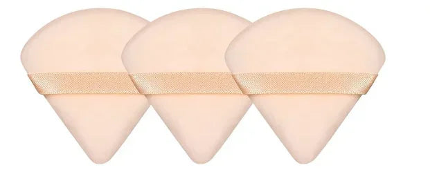 1/3/6Pcs Triangle Velvet Make Up Powder Puff