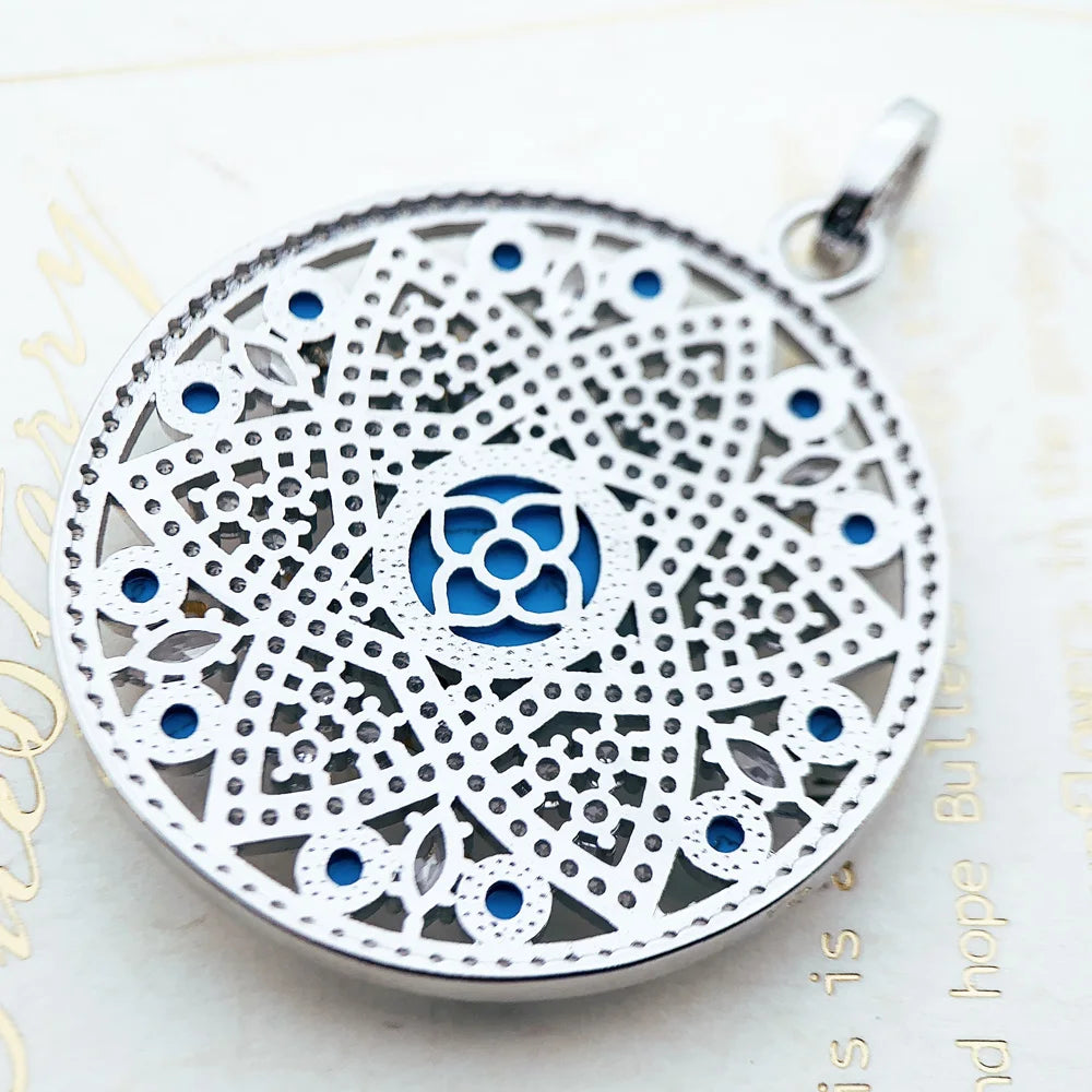 Pendant Blue Ornament Brand New Fashion Glam Jewelry