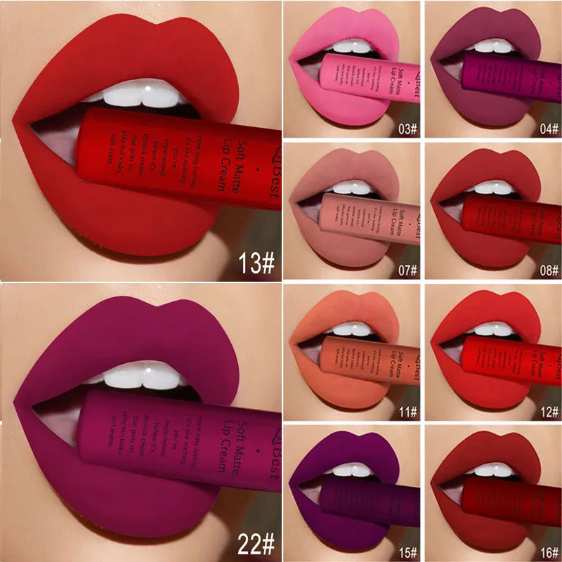 Waterproof Matte Velvet Liquid Lipstick