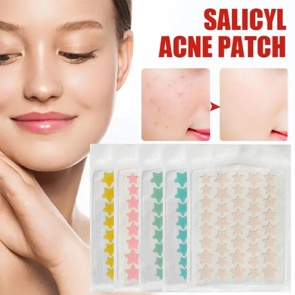 Colorful Star Heart Shaped Acne Treatment Sticker 35/40Pcs for Face Skin Care