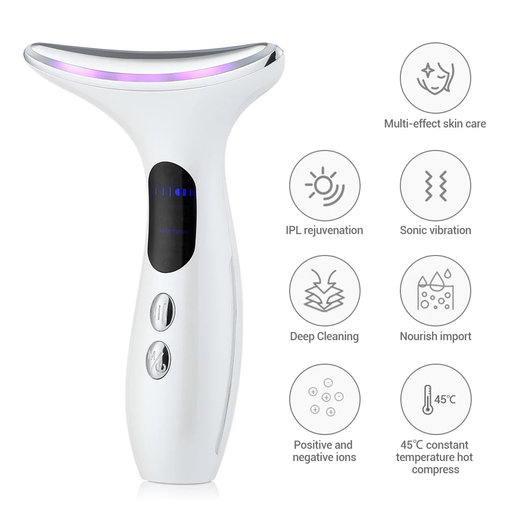 Anti Wrinkle EMS Microcurrent  Face Neck Beauty Device