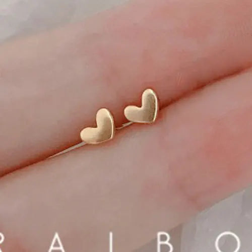 Silver-Plate Gold Color Mini Small Earring For Women