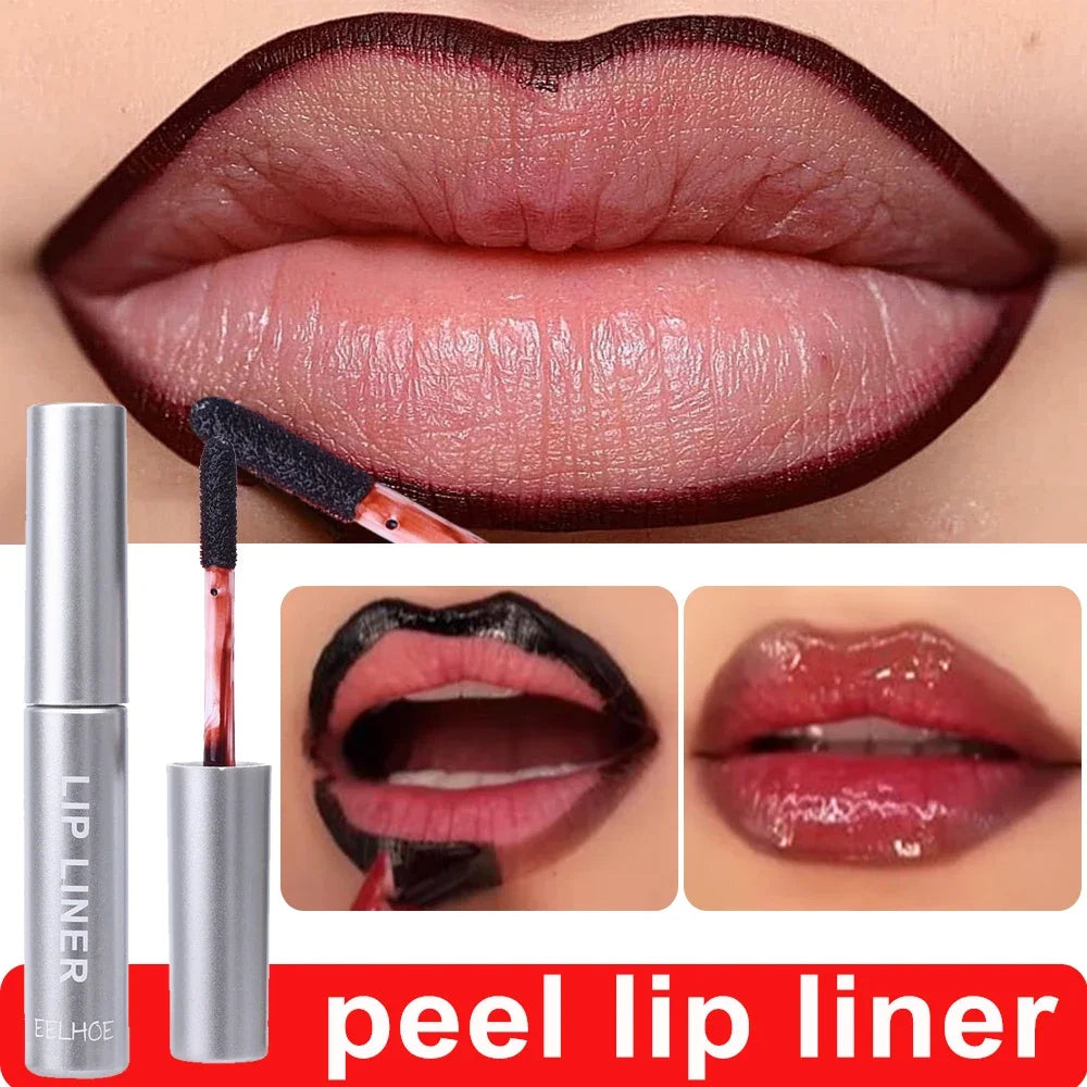 Waterproof Long Lasting Matte Peel Lip Liner Lipgloss