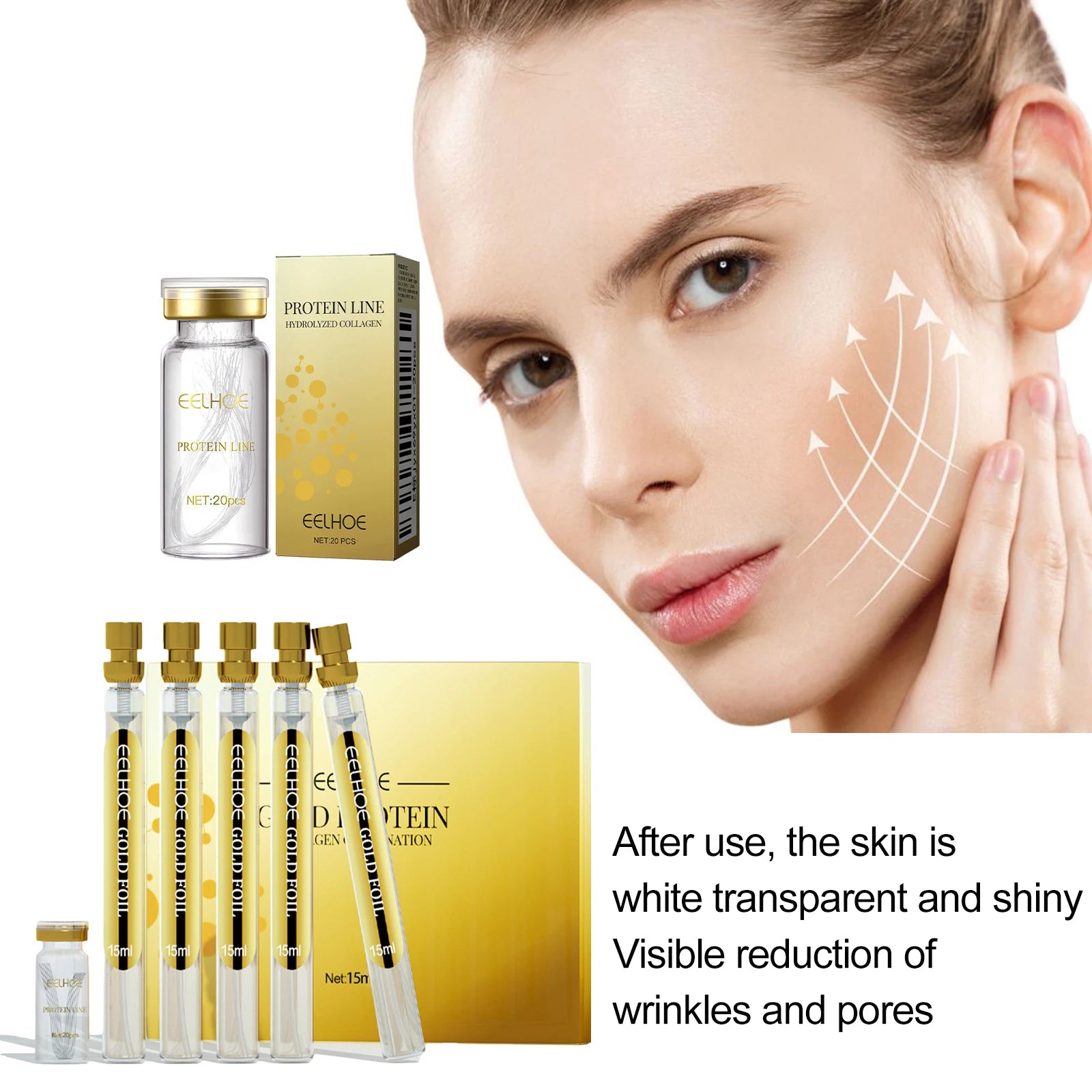 Collagen Thread Instant Wrinkle Remover Serum Set