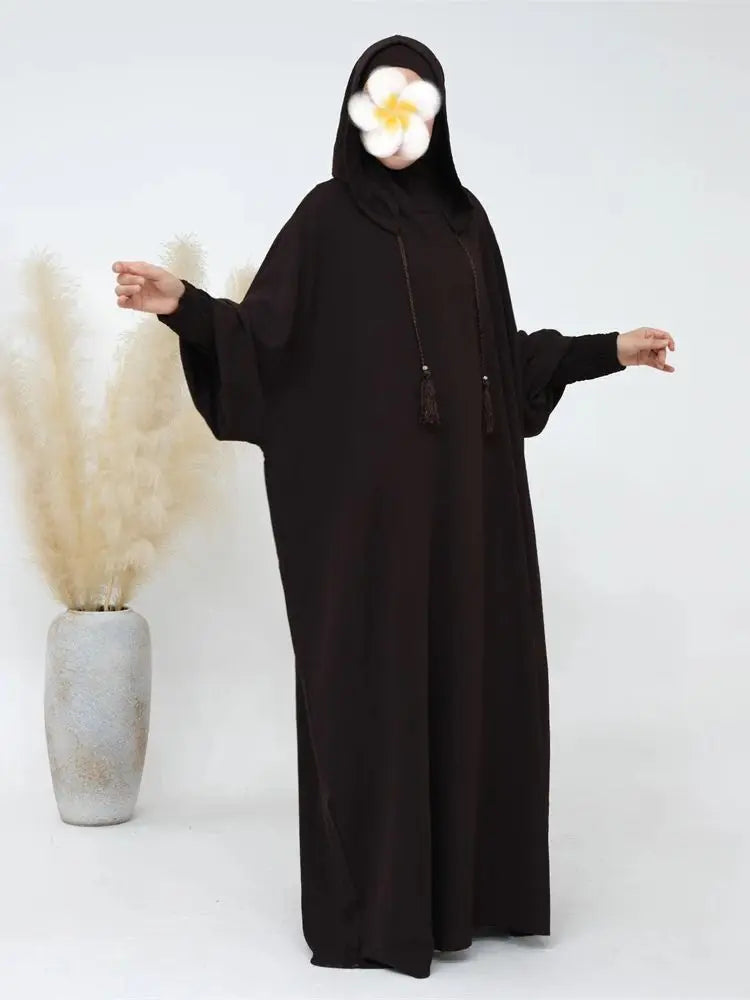 Niqab Khimar Muslim Abaya Dubai Turkey Islam Prayer Clothes