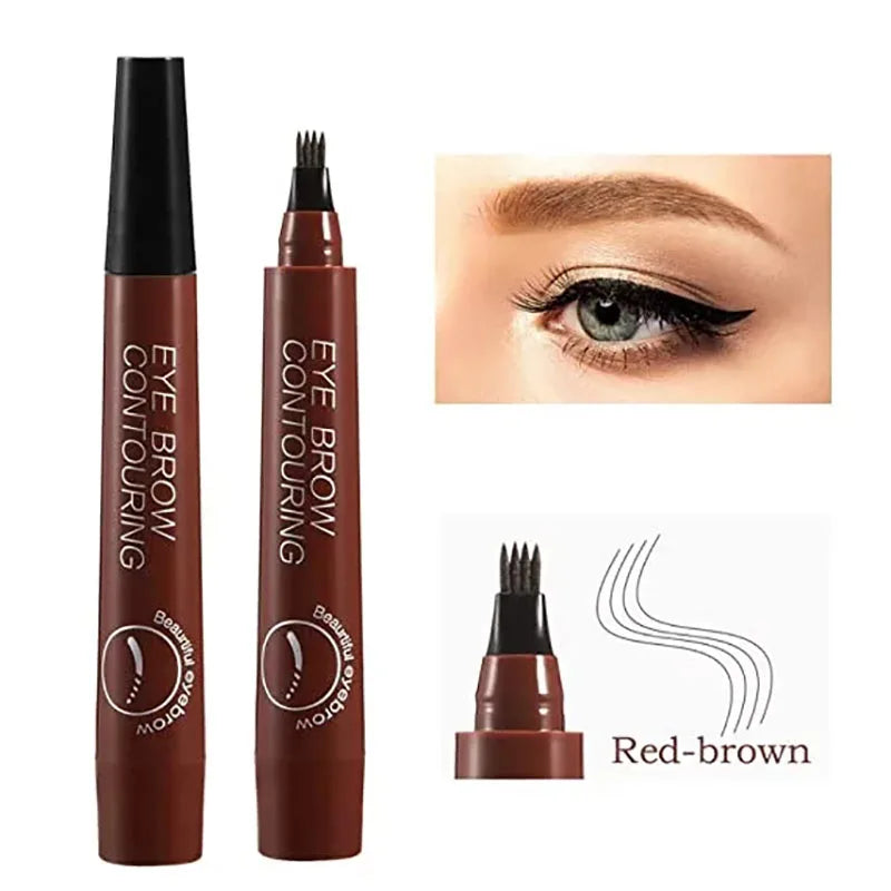 5 Colors Microblading Waterproof Long Lasting Liquid Eyebrow Pencil