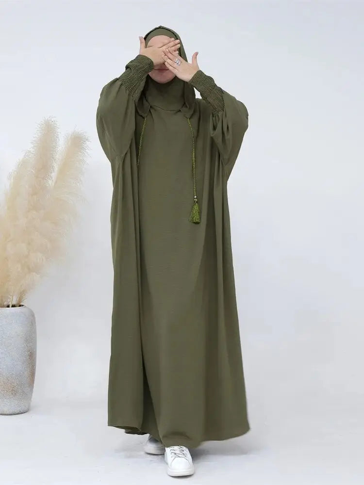 Niqab Khimar Muslim Abaya Dubai Turkey Islam Prayer Clothes