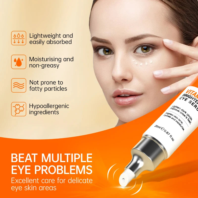 Anti-Dark Circle Eye Cream for Wrinkle Removal Serum for Eye Bags