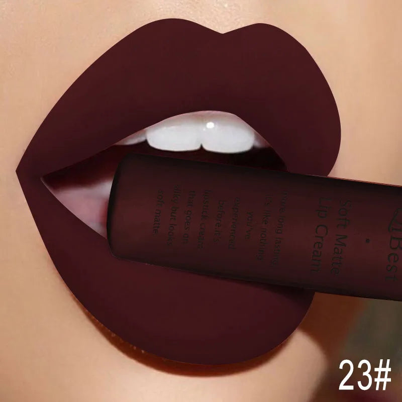 Waterproof Matte Velvet Liquid Lipstick