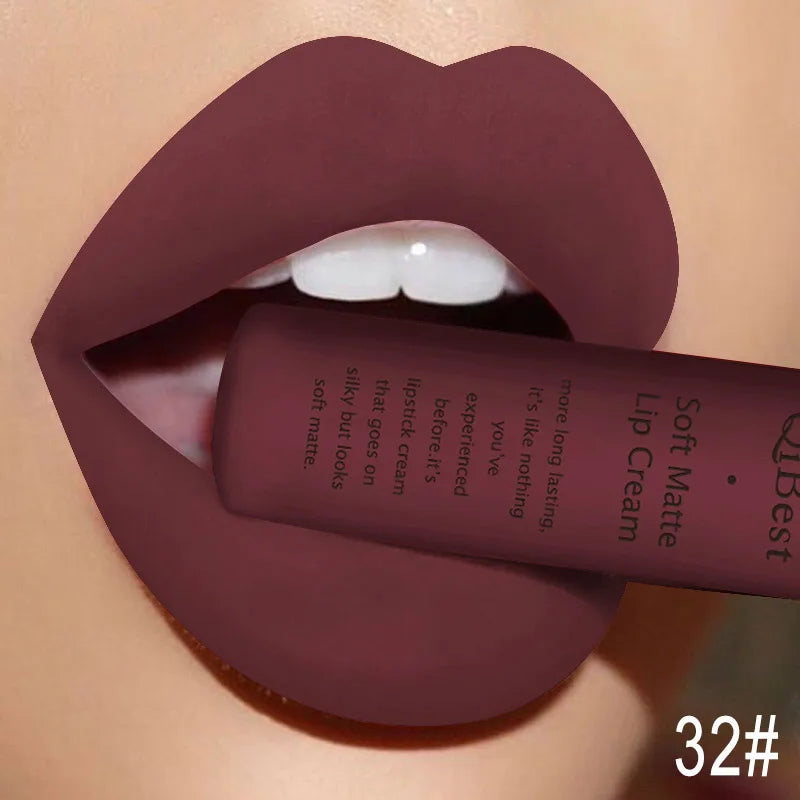 Waterproof Matte Velvet Liquid Lipstick