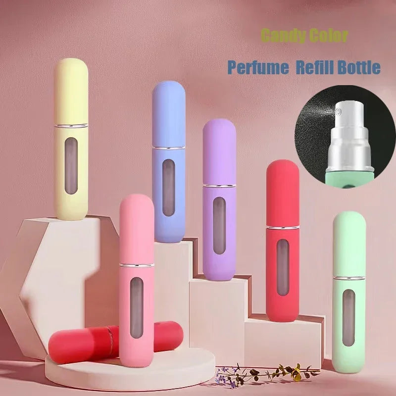 Candy Color Mini Travel Portable Bottom Filling Perfume Bottle