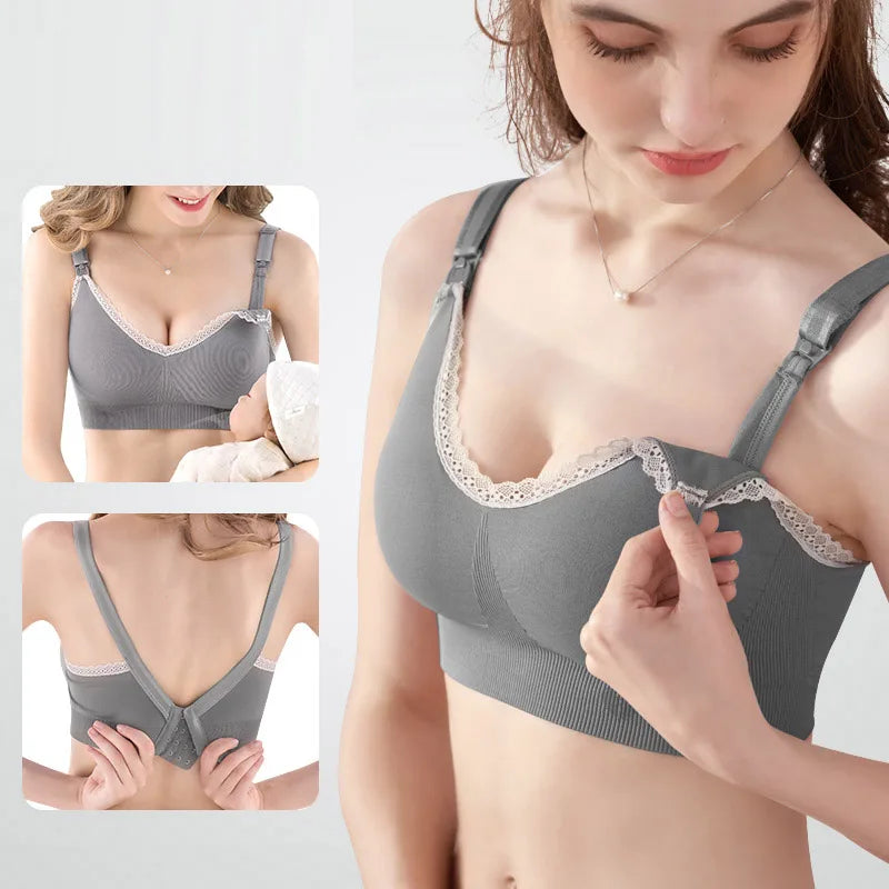 YATEMAO Breastfeeding Bra for Soutien Gorge Allaitement Pregnant Women