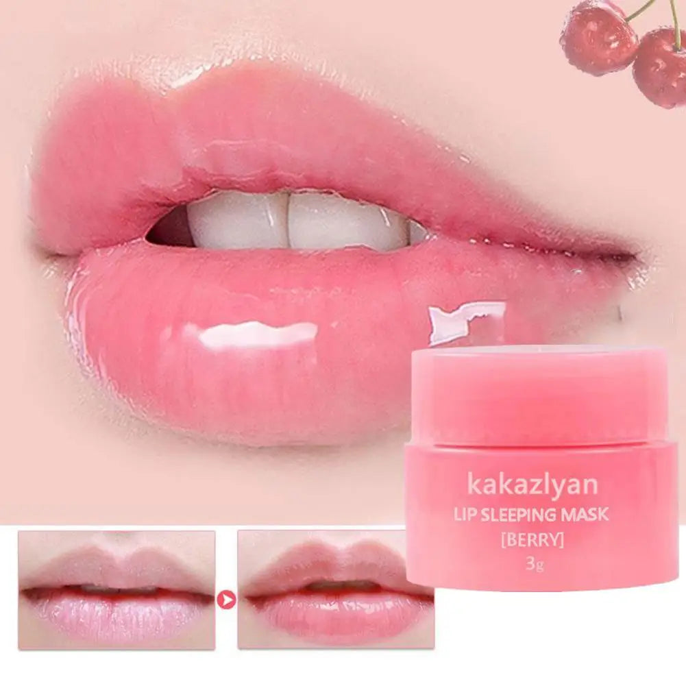 Strawberry Sleeping Mask Moisturizing Nourish Lip Balm